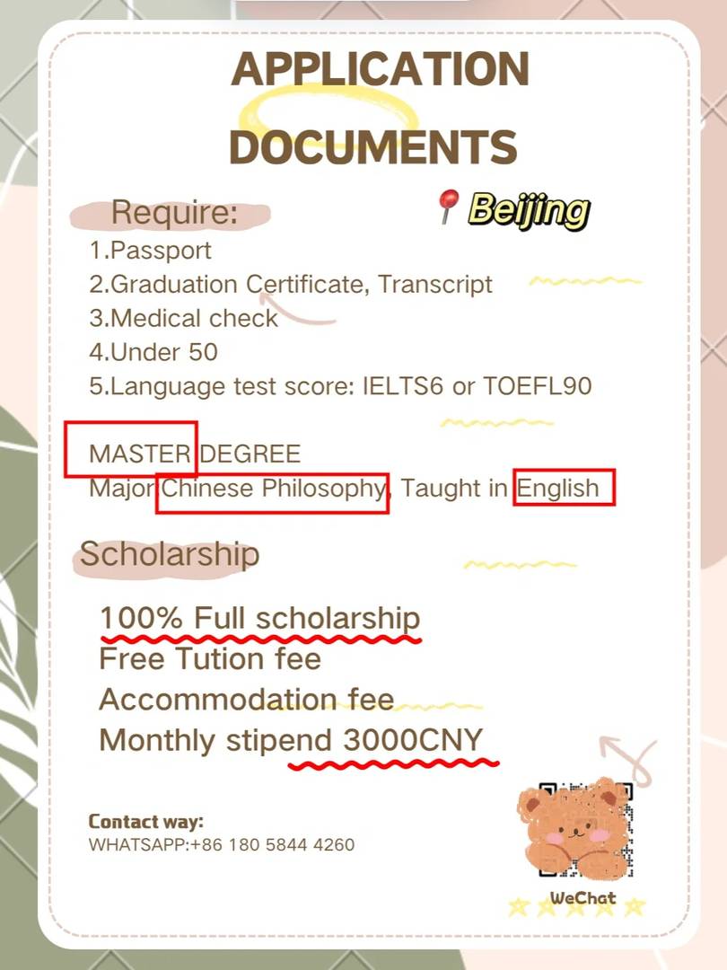 Fully Funded Scholarships in Beijing 2025: Study in China for Free with a Graduate Degree