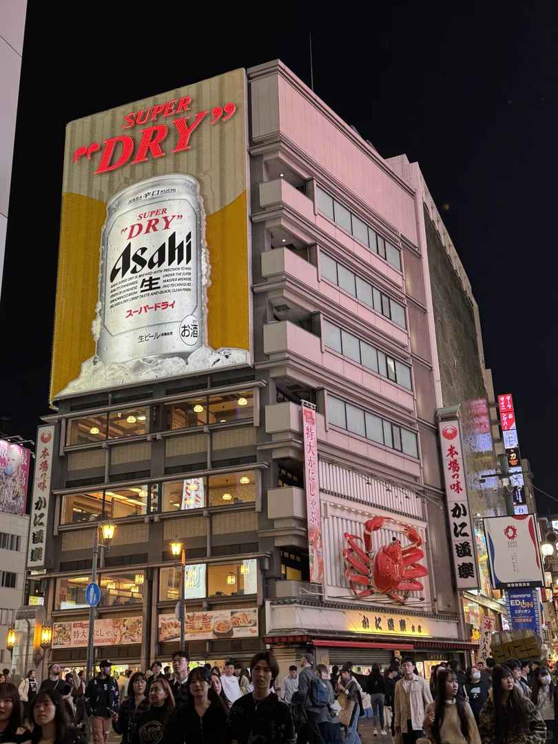 Osaka Walking Tour: Must-See Photo Spots & Iconic Billboard Stops