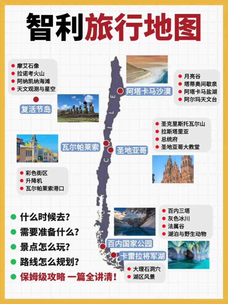 チリへの初めての旅行に役立つベストな時間と予算のヒント 🇨🇱