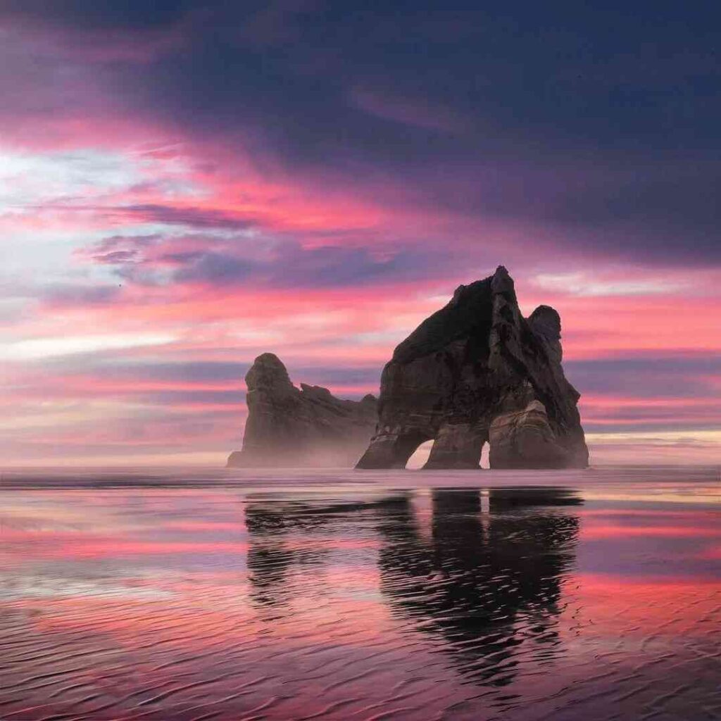 Discover the Hidden Wonders: Untold Stories of Tunnel Beach, Dunedin, New Zealand