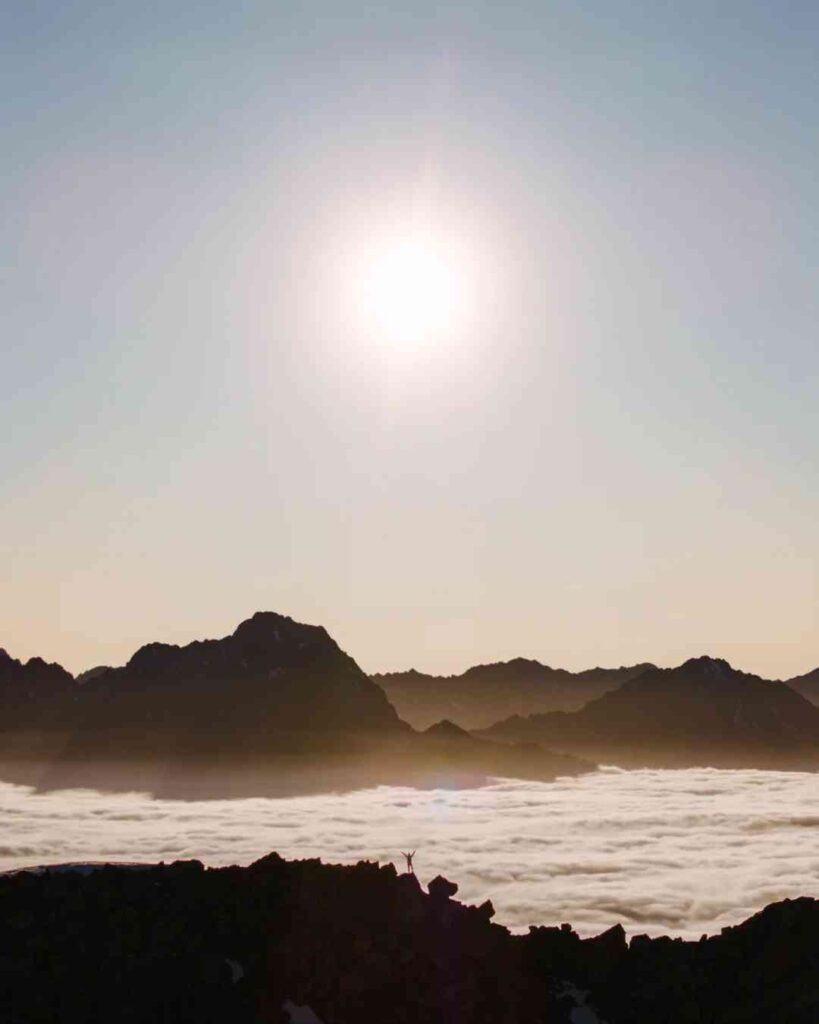 Experience the Magic: Waking Up Above Clouds at Mount Cook National Park