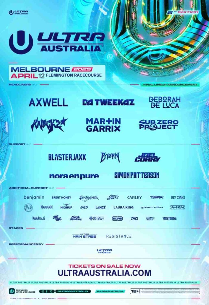 Entdecke Ultra Melbourne: Deine ultimative Anleitung für das beste Musikfestival-Erlebnis.