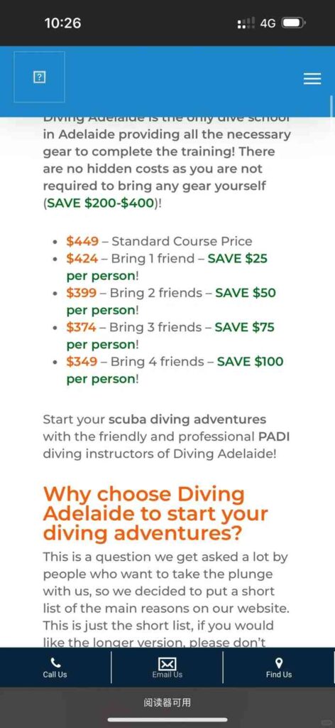 Trouvez votre compagnon de plongée idéal à Adelaide pour des aventures sous-marines.