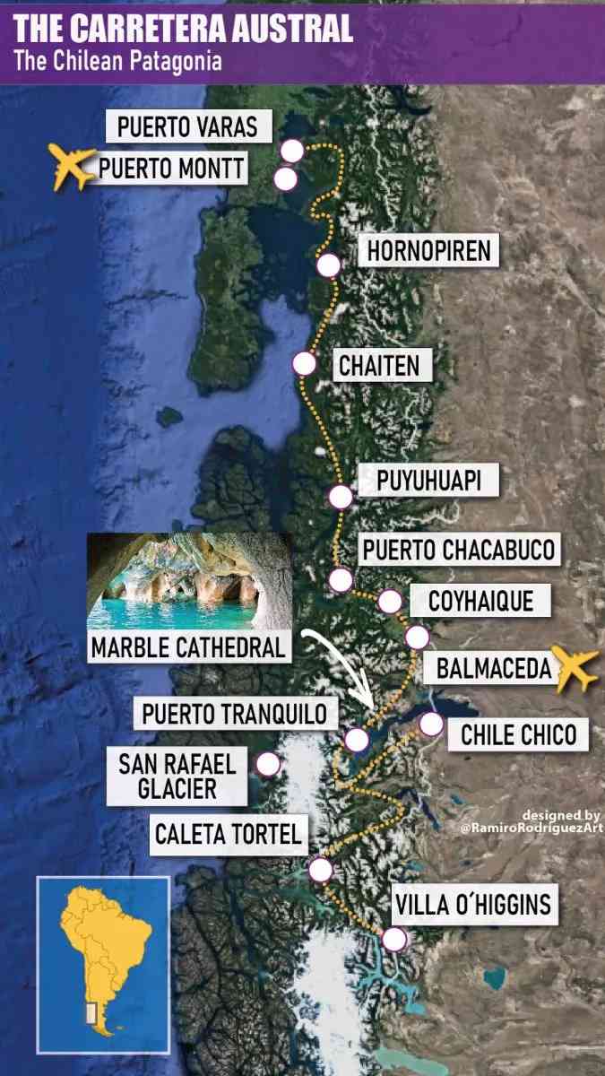 What's the Best Route for a Budget Travel Guide on Chile's Southern Highway?
