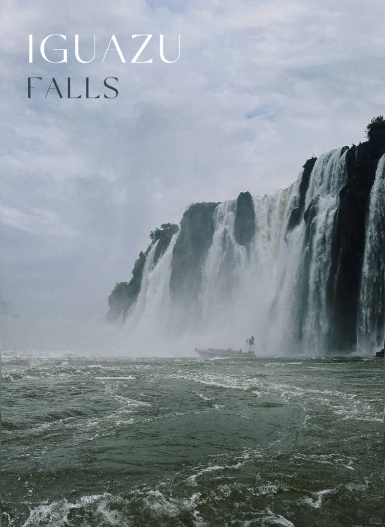 Experience the Natural Cold Shower under Iguazu Falls in South America