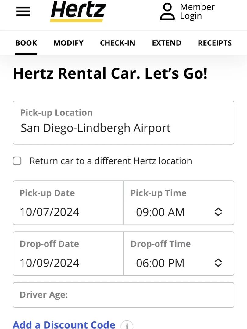 Plan Your Self-Driving USA Trip with Detailed Car Rental Reservation Records