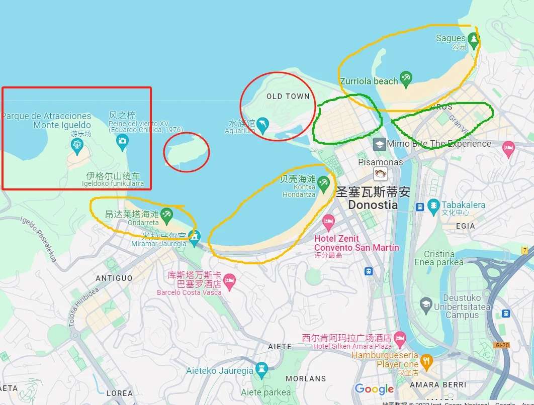 Guia de Viagem para San Sebastián: Explorando a Cidade com um Mapa Detalhado