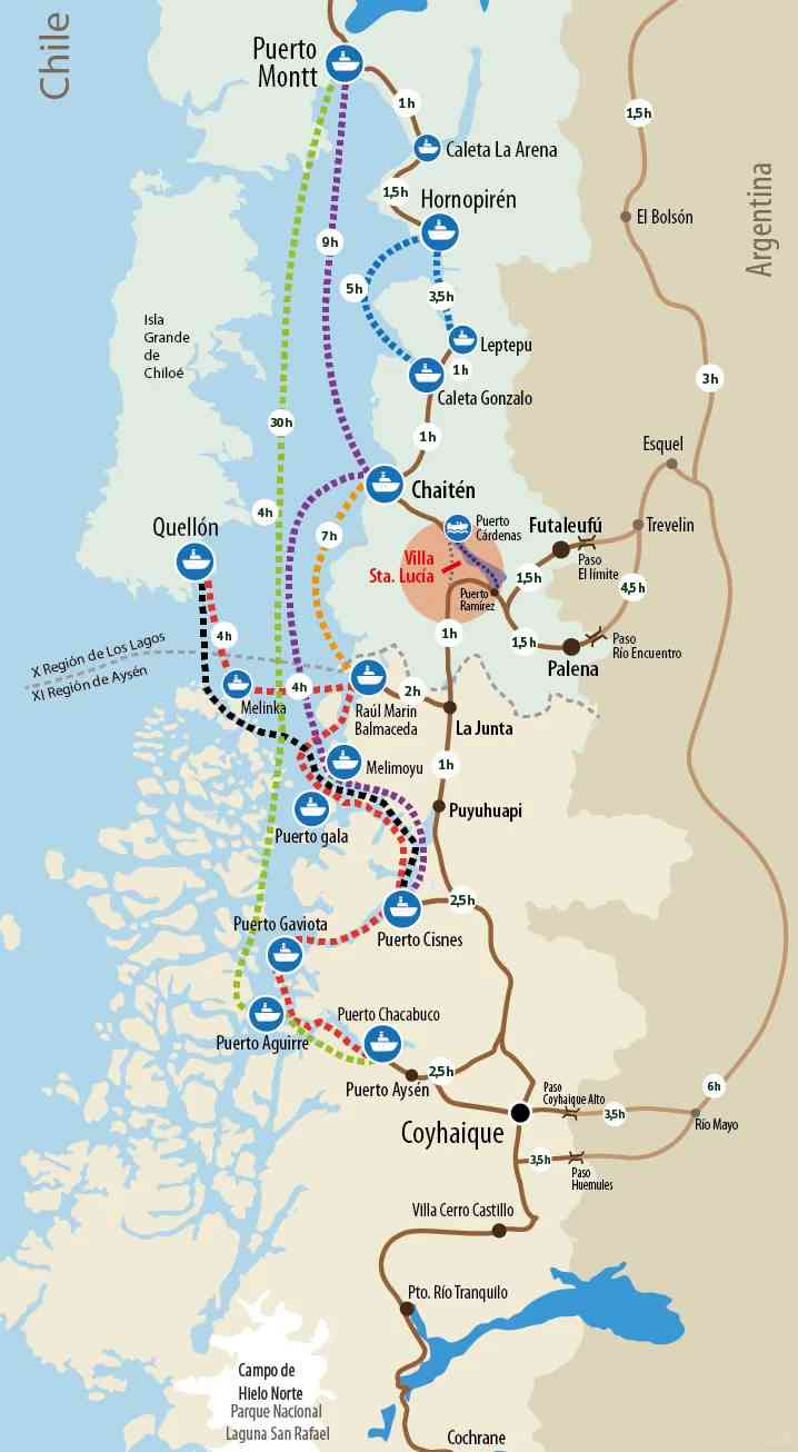 What's the Best Self-Guided Tour Route from Puerto Montt to Chaiten on a Budget?