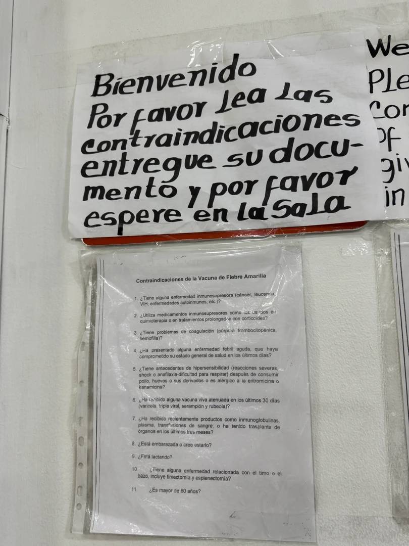 Yellow Fever Vaccination for Lifetime at Bogota Airport: Step-by-Step Guide